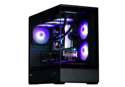 Zalman Case mATX - P30 Black - aRGB, Tempered Glass, image 