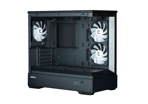 Zalman Case mATX - P30 Black - aRGB, Tempered Glass, image , 5 image