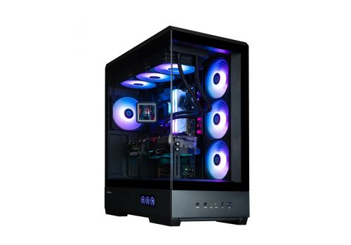 Zalman Case ATX - P50 DS Black - Digital Display, Addressable RGB, image 