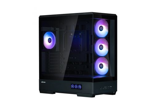 Zalman Case ATX - P50 DS Black - Digital Display, Addressable RGB, image _ab__is.image_number.default