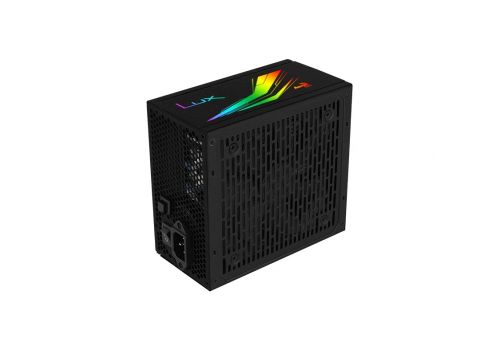 AeroCool PSU 650W - 80+ Bronze, Semi-Modular LUX RGB 650M - ACPB-LM65AEC.11, image 