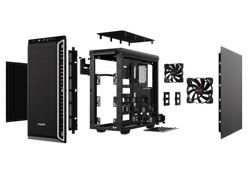 be quiet! Case ATX - Pure Base 600 Silver, image , 4 image