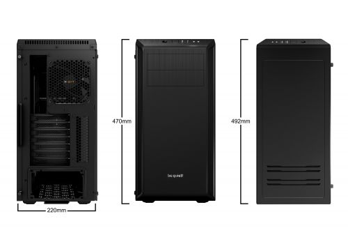be quiet! Case ATX - Pure Base 600 Window Black, image , 2 image