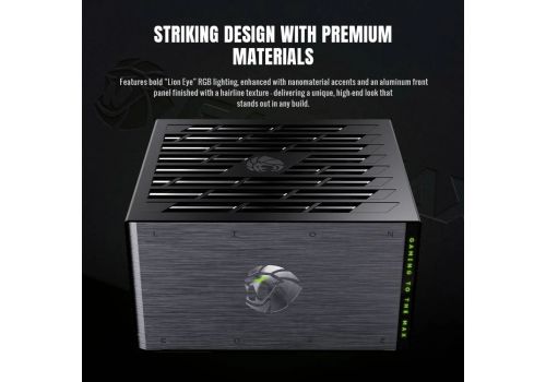 Gamemax PSU ATX 3.1 1000W Platinum, Full Modular - LION CORE 1000P, image _ab__is.image_number.default