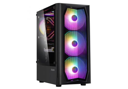 Zalman Case ATX - N4 - RGB, Tempered Glass, image 
