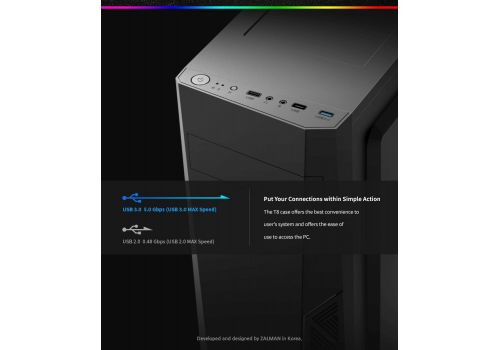 Zalman Case ATX - T8 - RGB, image _ab__is.image_number.default