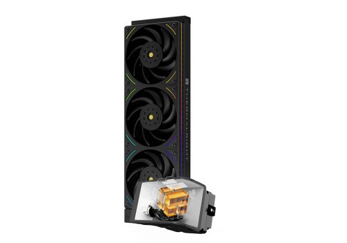 Thermalright Water Cooling WONDER VISION 360 UB ARGB Black - 6.67 inch Curve OLED Display, image , 2 image