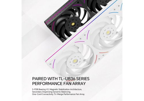 Thermalright Water Cooling WONDER VISION 360 UB ARGB Black - 6.67 inch Curve OLED Display, image , 5 image