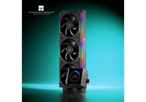 Thermalright Water Cooling Peerless Vision 360 ARGB Black - 3.95 inch IPS LCD Display, image , 2 image