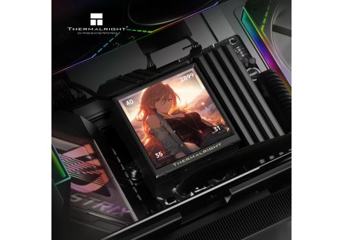 Thermalright Water Cooling Peerless Vision 360 ARGB Black - 3.95 inch IPS LCD Display, image , 3 image