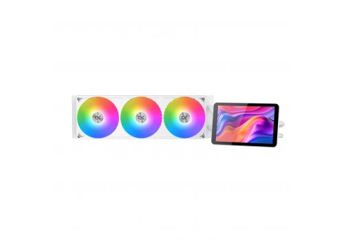 Xigmatek Water Cooling Connect Pro 360 Arctic - 7 inch Magnetic LCD Display, image , 2 image