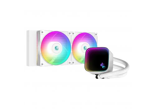 DeepCool Water Cooling LS520 SE White - Addressable RGB, Infinity mirror design - LGA1700/AM5, image 