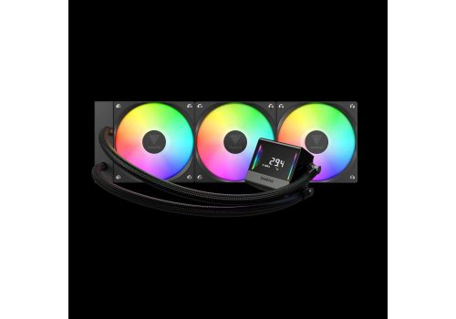 Gamdias Water Cooling Chione E4-360 - LCD Screen, A-RGB, image _ab__is.image_number.default