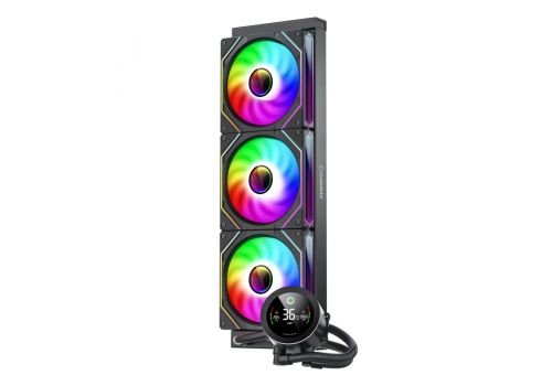 Gamemax Water Cooling IceBurg 360 Digital Black - Addressable RGB, image 