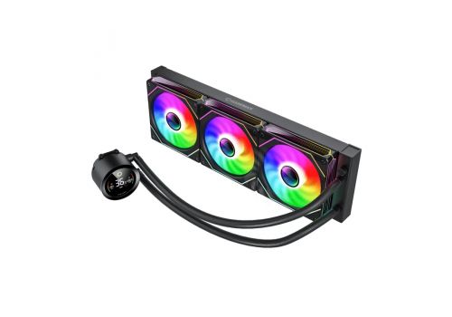 Gamemax Water Cooling IceBurg 360 Digital Black - Addressable RGB, image _ab__is.image_number.default