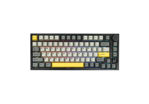 Ajazz Wireless Gaming Mechanical Keyboard AK820 PRO - Flying Fish [Linear] (English US), Black, Gray, image 