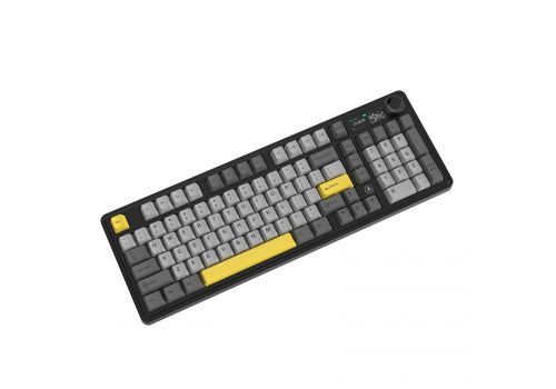 Ajazz Wireless Gaming Mechanical Keyboard AK980 V2 - Gift Switch [Linear] (English US), Black, Gray, image , 4 image
