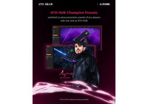 ATK Professional Gaming Mechanical Keyboard RS6 Ultra - 8K, TTC RGB Magneto Switches [Linear] - White Shadow Warrior, image _ab__is.image_number.default
