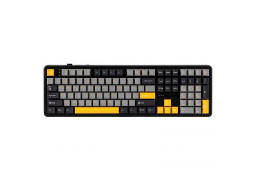 Aula Wireless Gaming Mechanical Keyboard F108 - Volcanic Switch [Linear] (English US), Black, Gray, image 