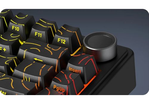 Aula Wireless Gaming Mechanical Keyboard F75HE - Black King Magnetic Switch [Linear] (English US), Black Contour, image _ab__is.image_number.default