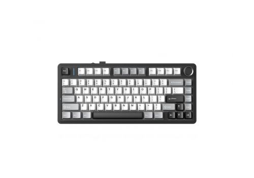 Aula Wireless Gaming Mechanical Keyboard F75HE - Black King Magnetic Switch [Linear] (English US), Black, Gray, image 
