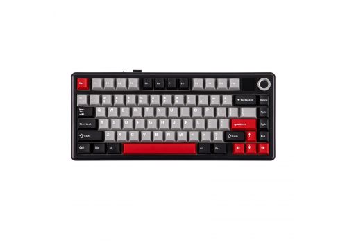 Aula Wireless Gaming Mechanical Keyboard F75 MAX - Reaper Switch [Linear] (English US), Black, Red, image , 3 image