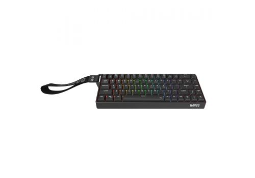 Marvo Wireless Gaming Mechanical keyboard Saber 65W KG965W - 1K, Banana Crystal [Linear], (English US), image _ab__is.image_number.default