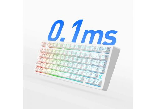 MCHOSE Gaming Mechanical Keyboard Jet75 - 8K, Kailh Magnetic God Switch [Linear] (English US), Black, image , 4 image