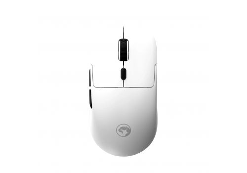 Marvo Wireless Gaming Mouse Niro 50 G912W White - Bluetooth 5.3, 2.4G, 12000dpi, image 