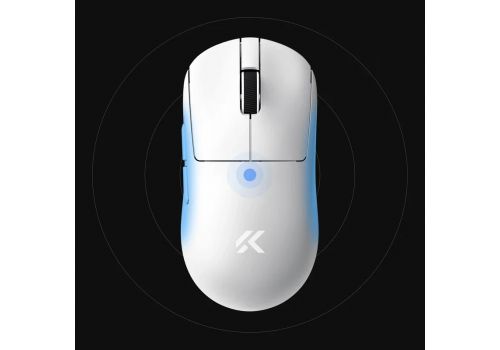 MCHOSE A7 V2 Ultra White - Wireless Gaming Mouse - Dual 8K, Omron Mechanical, image _ab__is.image_number.default