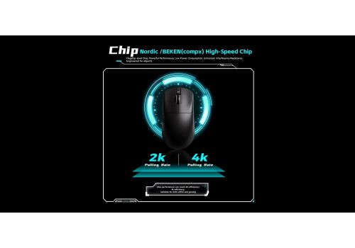 VXE Wireless Gaming Mouse Dragonfly R1 SE+ - Huano Blue Glow V2, White, image , 5 image