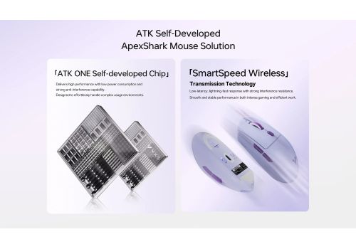 VXE Wireless Gaming Mouse Dragonfly V3 PRO - Huano Blue Glow V2, White, image _ab__is.image_number.default